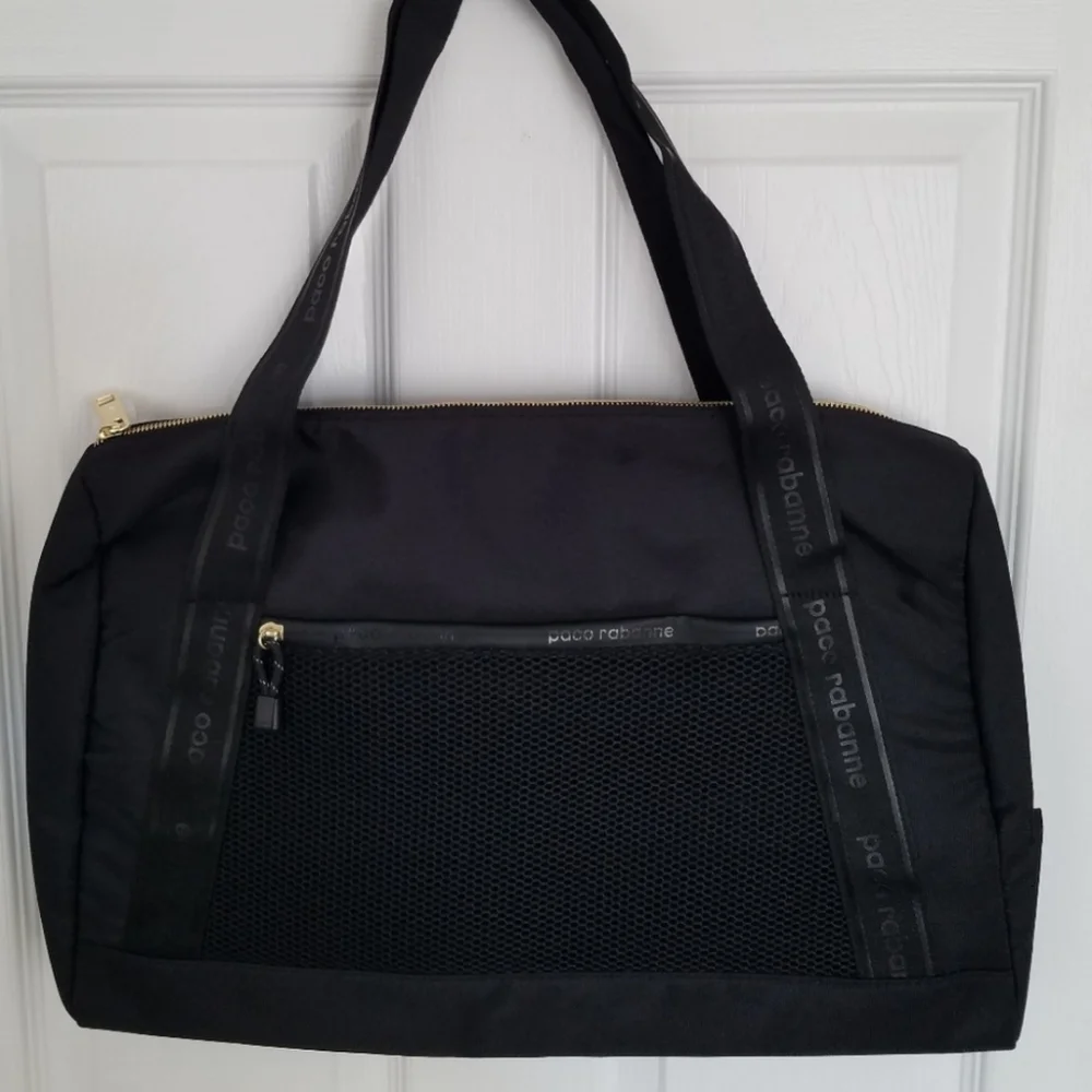 New Paco Rabanne Million Weekend Duffle Bag Black